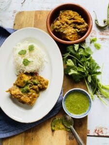 Mauritian Fish curry with Coriander