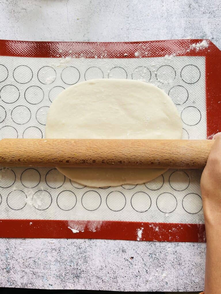 Dough and rolling pin